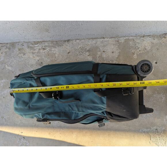 Two Piece Eagle Creek Travel Luggage / Backpack Set Green 24 x 14 - Picture 7 of 10